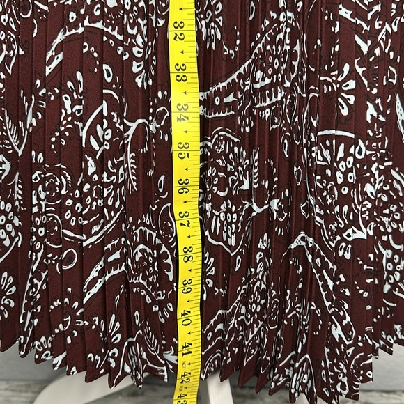 Nanette Lepore Mock Neck Sleeveless Sheath Dress with Pleated Skirt 2 - Picture 11 of 11